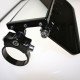 Polaris Ranger 12″ Wide Panoramic Rearview Mirror with Folding Sun Visor Tinted Shield